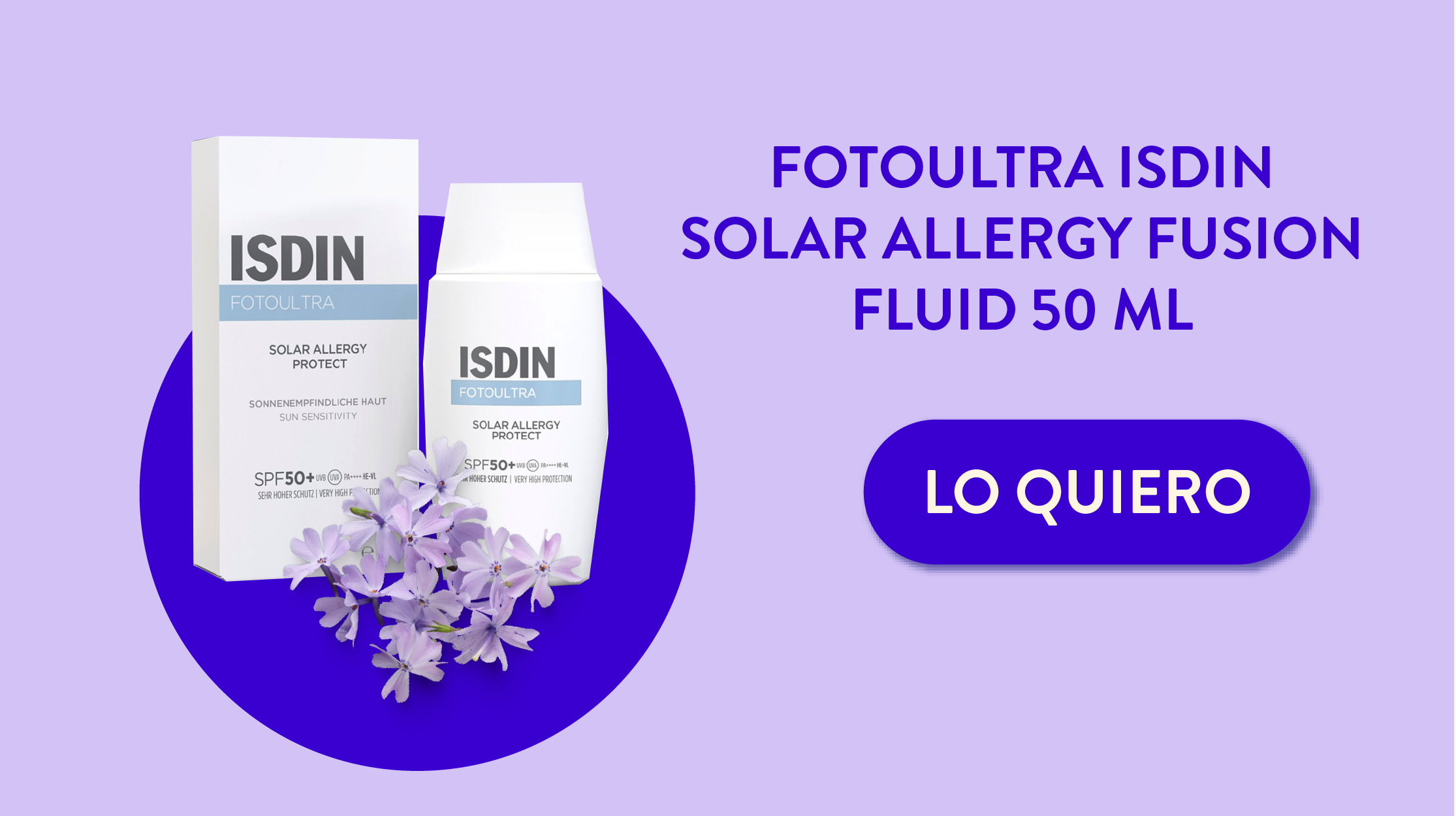 Fotoultra ISDIN Solar Allergy Fusion Fluid 50 ml